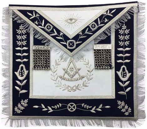Masonic past master apron 01